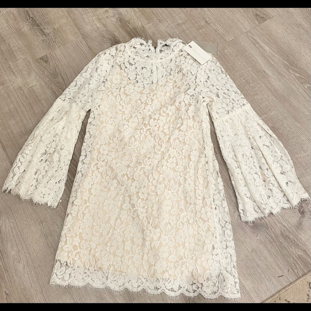 Endless Rose White Lace Dress